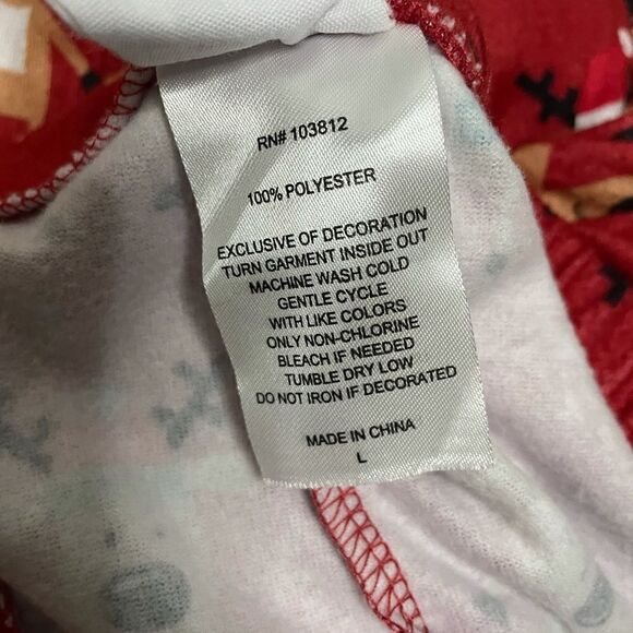 Toast & Jammies women's reindeer Christmas night pants size large - Picture 6 of 6